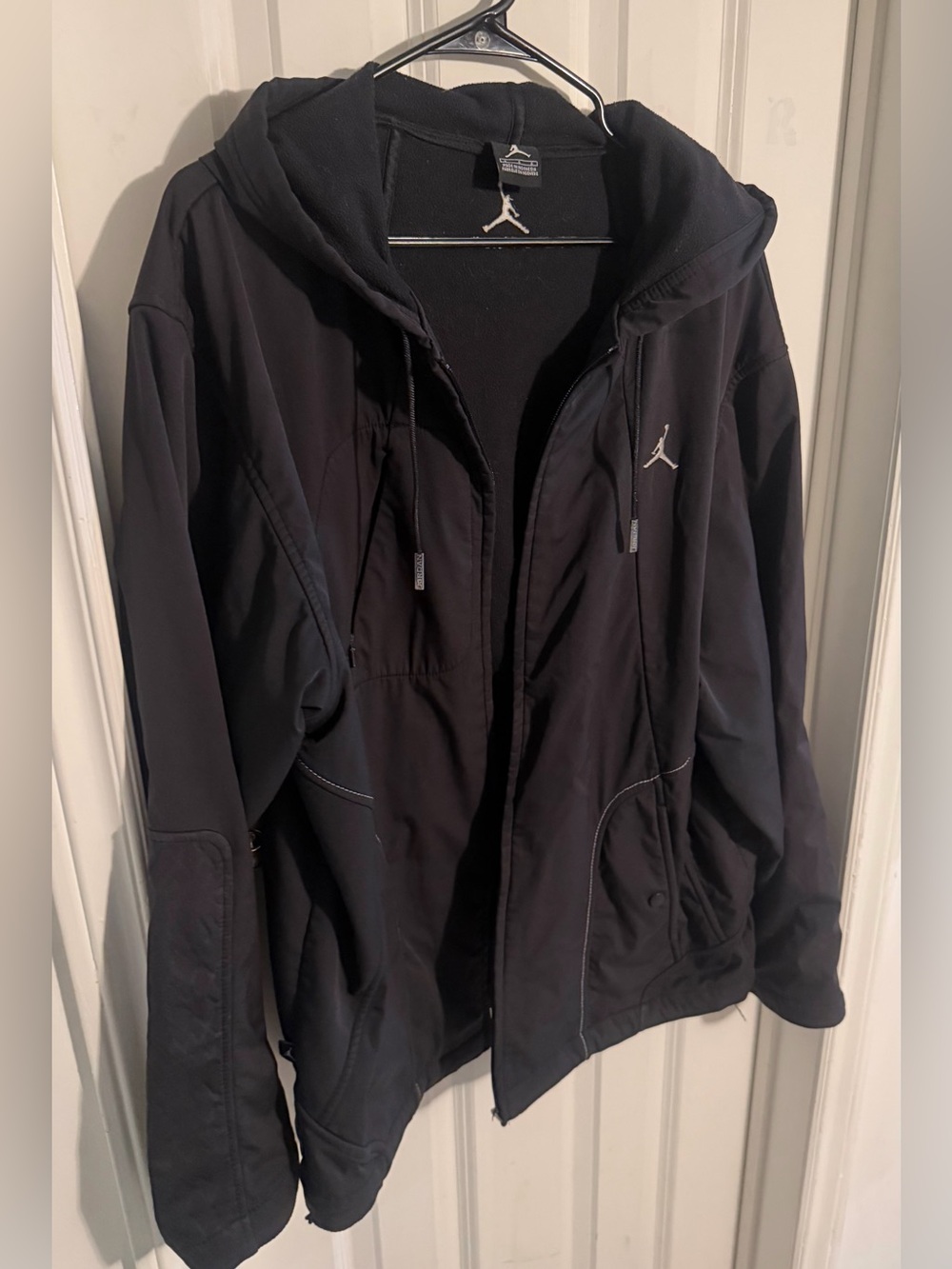 Jordan Lightweight Black Hooded Zip Jacket